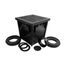 24" Catch Basin Kit w/ Black Plastic Grate