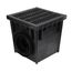 24" Catch Basin Kit w/ Black Plastic Grate