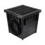 24" Catch Basin Kit w/ Black Plastic Grate