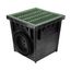 24" Catch Basin Kit w/ Green Plastic Grate