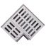 4.5" Mini Channel Grate and Channel Drain, 90-Degree Elbow
