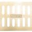 1' Mini Channel Grate (Satin Brass)