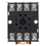 8-Pin Octal Socket Wiring Base with Din Rail/Surface Mounting, 10 Amp (300V)