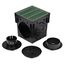 9" Catch Basin Kit w/ Green Plastic Grate