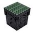 9" Catch Basin Kit w/ Green Plastic Grate