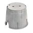 10" Round Pro-Spec Series Valve Box w/ Bolt-Down Electrical Cover (Gray Box/Gray Cover)
