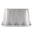 14" x 19" x 12" Rectangular Pro-Spec Series Valve Box w/ Bolt-Down Electrical Cover (Gray Box/Gray Cover)