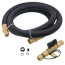 Pro Series Rapid Evacuation Kit with Valve Core Removal Tool and Hose (1/2" to 1/4" Fitting)
