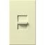 Nova 3-Wire Dimmer for Ballasts/LED Drivers 16A, 1-Pole, 120V, Small Control,w/ Wall Plate, Almond