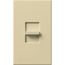 Nova 3-Wire Dimmer for Ballasts/LED Drivers 16A, 1-Pole, 120V, Small Control,w/ Wall Plate, Ivory