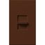 Nova 3-Wire Dimmer for Ballasts/LED Drivers 16A, 1-Pole, 120V, Small Control,w/ Wall Plate, Sienna