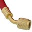 1/4" 45° Refrigerant Charging Hose - Red (5')