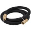 1/2" to 1/4" Fitting High Flow Refrigerant Evacuation Hose, 1/2" Diameter (6' Length)