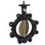 4" Lug Ductile Iron Butterfly Valve, EPDM, Lever Handle (200 PSI)