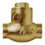 1-1/4" Sweat Brass Swing Check Valve, SI-3