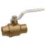 1/2" C x C Full Port Brass Ball Valve, Two-Piece (Lead Free)