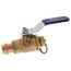 1/2" Press x 3/4" Hose Bronze Full Port Ball Valve