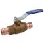 1" Full Port Press Bronze Ball Valve, 2 Piece Body