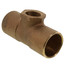 3/4" x 3/4" x 3/8" CxCxF Tee (Lead Free)