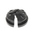 1/2" Black Button Non-Metallic Push-In Cable Connector (Bag of 250)