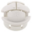 3/4" White Button Non-Metallic Push-In Cable Connector