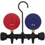 3-1/8" OD Pro Series Manifold Gauge, Brass Body, for R454B/32/410A/22 Refrigerants