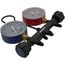 3-1/8" OD Pro Series Manifold Gauge, Brass Body, for R454B/32/410A/22 Refrigerants