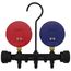 3-1/8" OD Pro Series Manifold Gauge, Brass Body, for R22/410A/404A Refrigerants