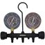 3-1/8" OD Pro Series Manifold Gauge, Brass Body, for R134a/404A/410A Refrigerants