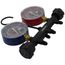 3-1/8" OD Pro Series Manifold Gauge, Brass Body, for R134a/404A/410A Refrigerants