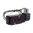 4-Way Namur Solenoid Valve with 12V DC Explosion-Proof Connection