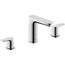 Duravit No.1 5-1/8" Two Handle Widespread Bathroom Sink Faucet w/ Drain (Chrome), NO1060005U10
