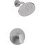 Duravit No.1 Single Handle Shower Faucet Kit w/ Pressure Balance Valve (Brushed Nickel)