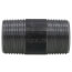 1-1/4" x 3" Black Nipple