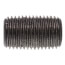 1/4" x Close Black Nipple