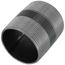 2" x 2-1/2" Black Nipple