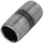 3/4" x 2" Black Nipple