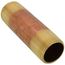1" x 4" Brass Nipple