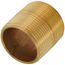 1-1/4" x Close Brass Nipple