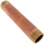 1-1/4" x 8" Brass Nipple