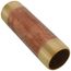 1-1/2" x 6" Brass Nipple