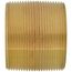 2" x Close Brass Nipple