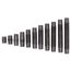Bluefin 1/2" Black Nipple Set (Close to 6" Length)