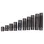Bluefin 1" Black Nipple Set (Close to 6" Length)
