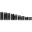 2" Black Nipple Set (Close to 6" Length)