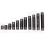 Bluefin 3/4" Black Nipple Set (Close to 6" Length)