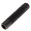 1/2" x 4" Schedule 80 Heavy Duty Black Nipple