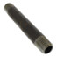 1/2" x 5-1/2" Schedule 80 Heavy Duty Black Nipple
