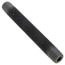 1/4" x 4" Schedule 80 Heavy Duty Black Nipple