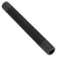 1/4" x 4-1/2" Schedule 80 Heavy Duty Black Nipple